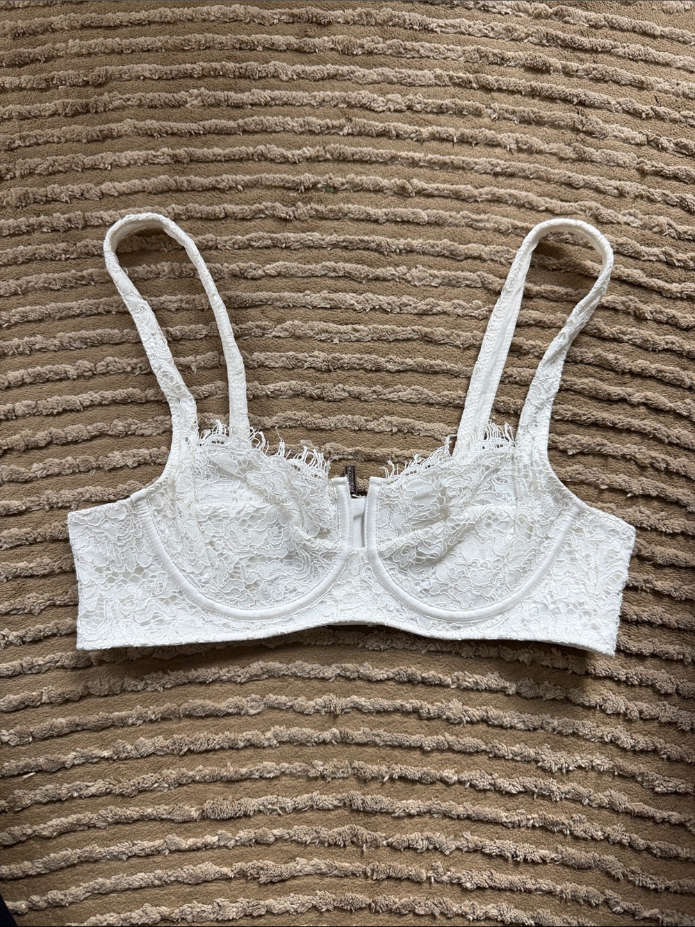 House of CB White Lace Underwire Bralette